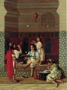 Arab or Arabic people and life. Orientalism oil paintings 210